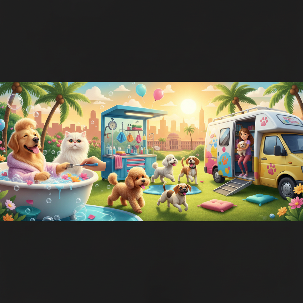 Paws & Claws Pet Spa website